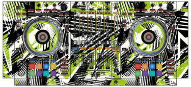 Pioneer DJ DDJ SZ Skin Spike Green